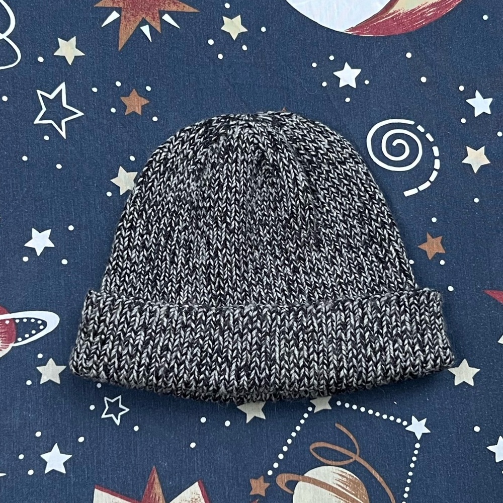Heathered Gray Winter Beanie Knit Hat
